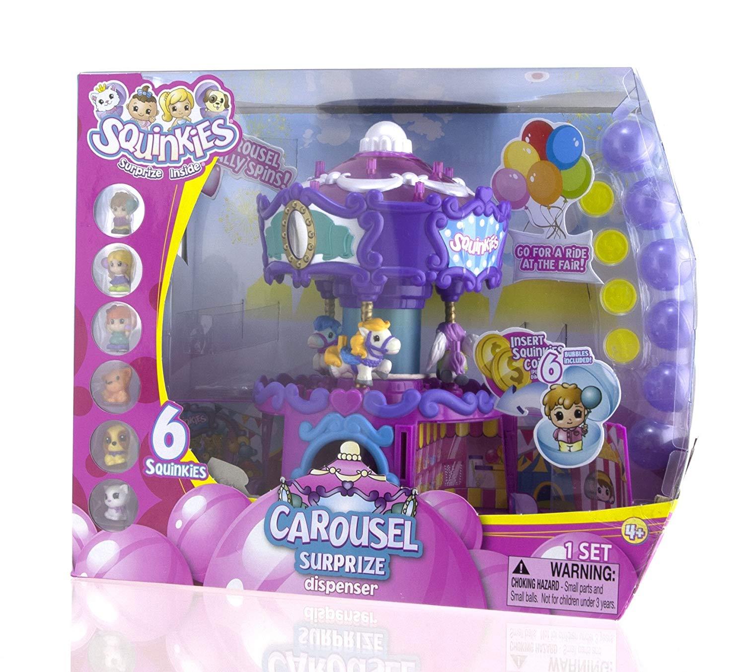 SQUINKIES CAROUSEL DISPENSER BLIP TOYS BRAND NEW FACTORY SEALED!
