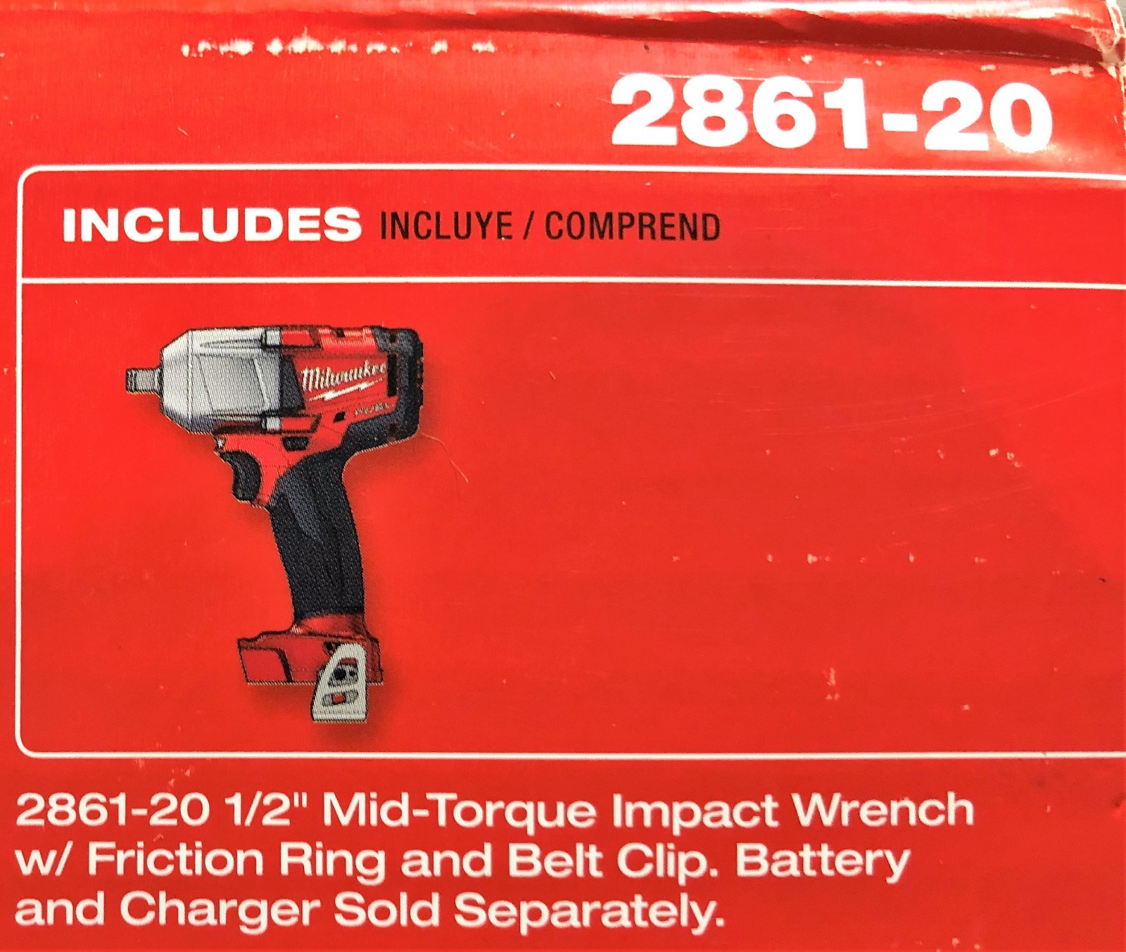Milwaukee Fuel M18 2861-20 18V Li-ion 1/2
