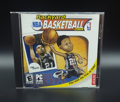 Backyard Basketball PC NBA 2004 Atari Windows Computer Game Vintage
