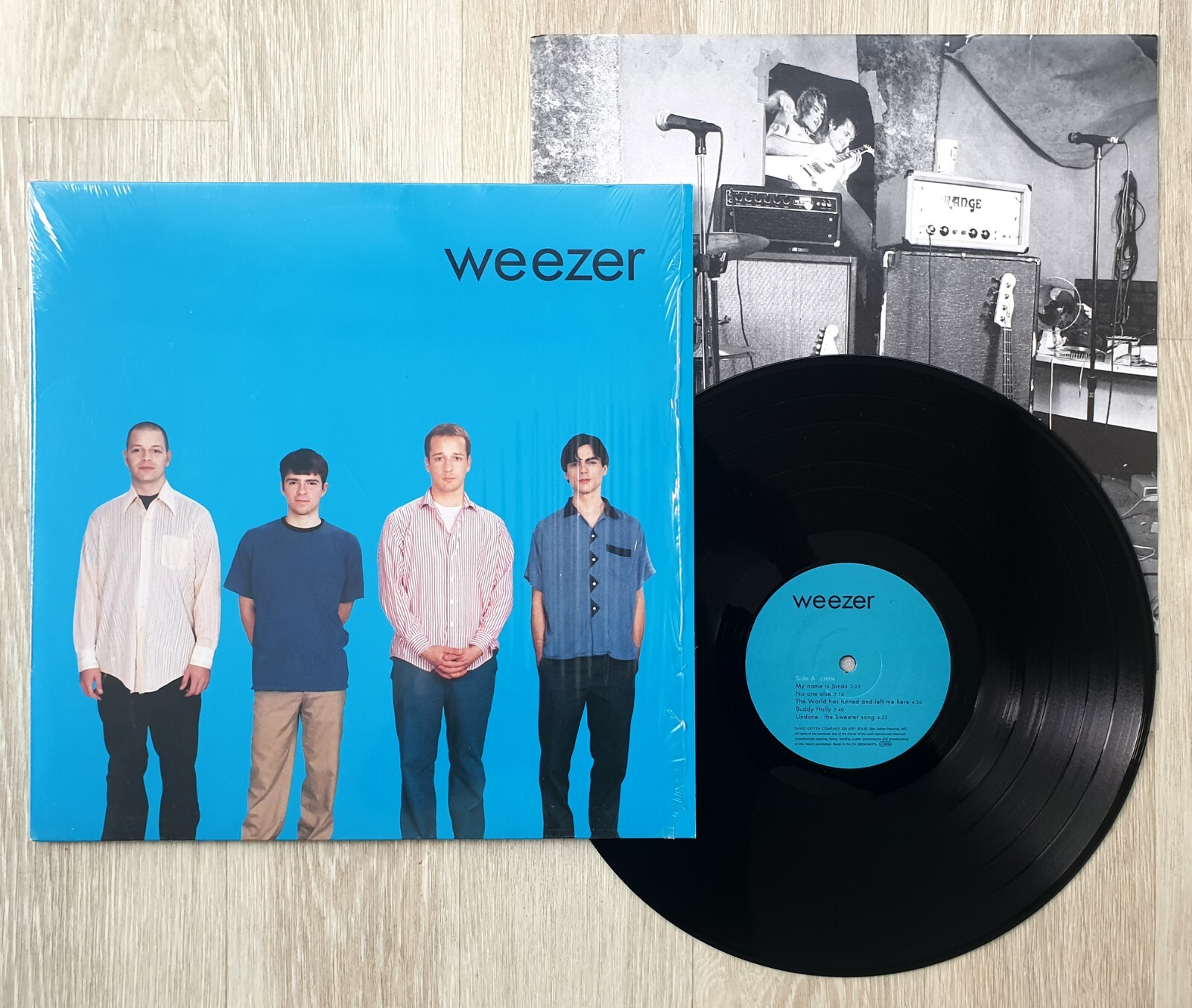 Weezer ‎The Blue Album LP 2002 UK 2nd Press DGC 424 629-1 w