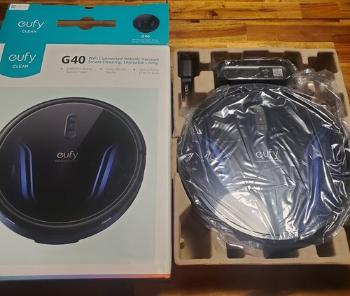 【新品・未使用】Eufy Clean G40＋ Eufy G40 Hybrid+ Robotic Vacuum, 2-in-1 Mop, Self-Emptying