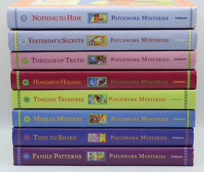 Lot of 8 Patchwork Mysteries ~ Guideposts - Hardcover Book Series VGC+