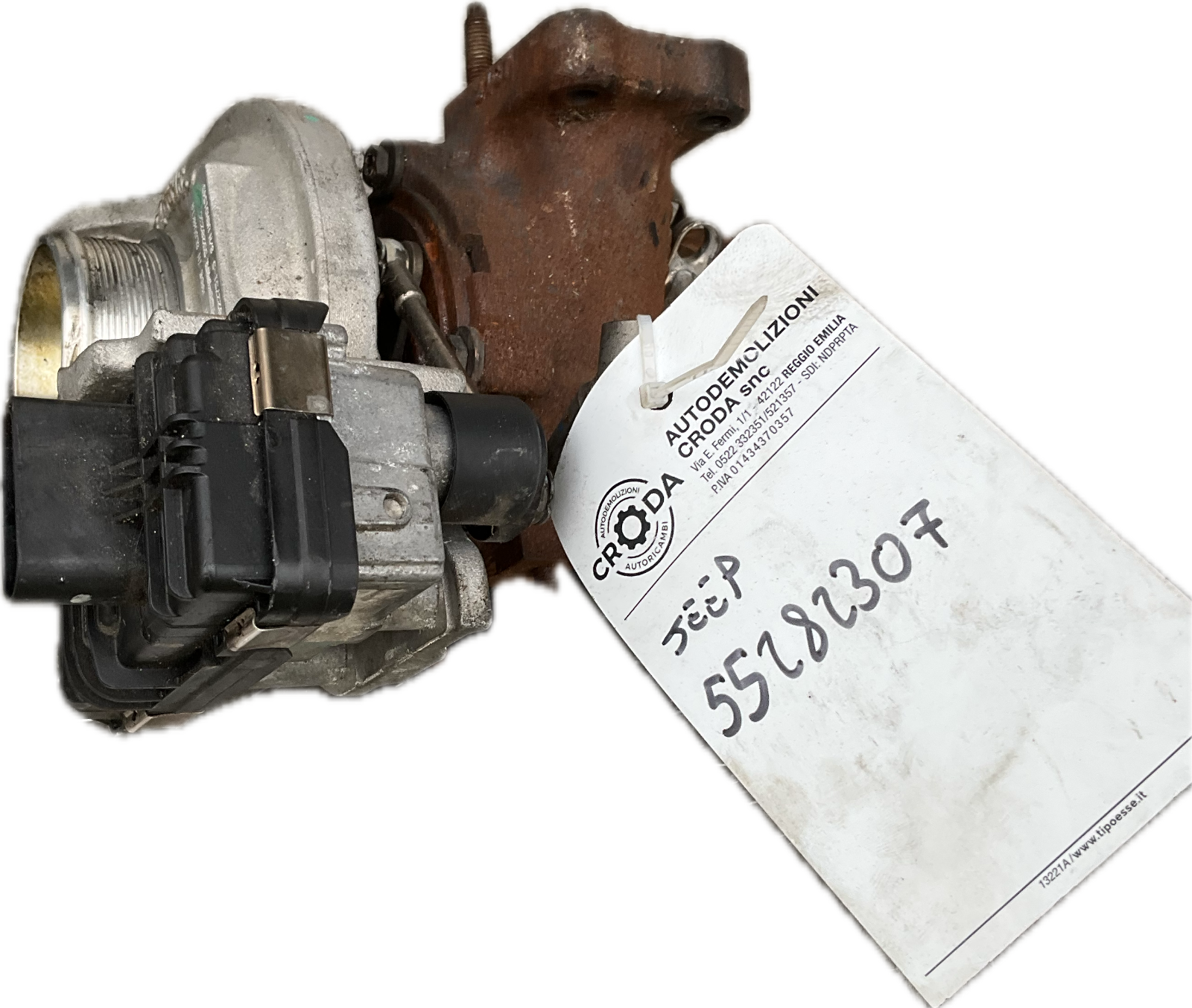 Turbo turbina per modello: JEEP RENEGADE / COMPASS codice ricambio: 55282307