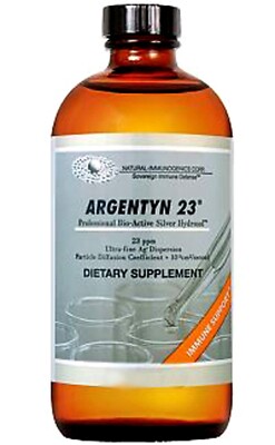 Argentyn 23  32 oz Colloidal Silver Hydrosol Natural Immunogenics EXP 06/2026