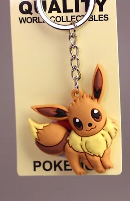 Evoli Eevee Figur Key Chain Schlüssel Anhänger Merchandise Anime Manga Cosplay 