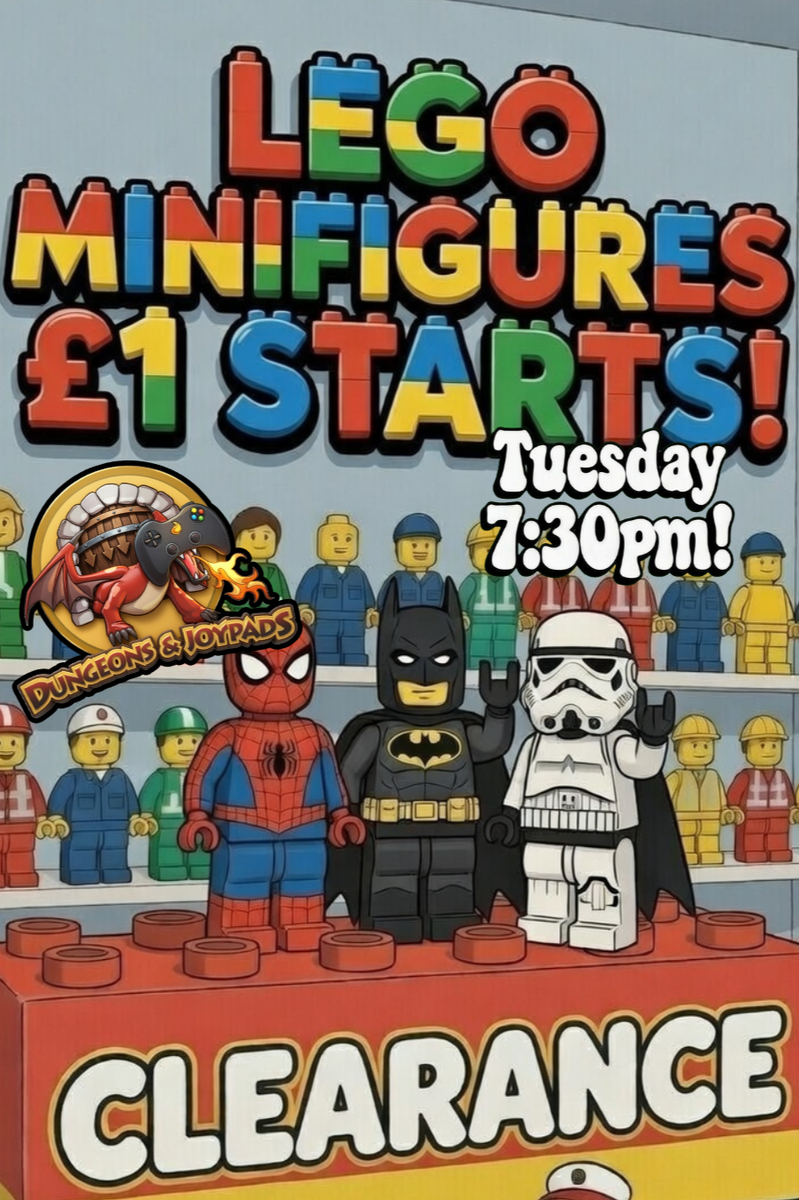 LEGO MINIFIGURE CLEARANCE! RANDOM FIGURES! £1 STARTS! | eBay Live UK