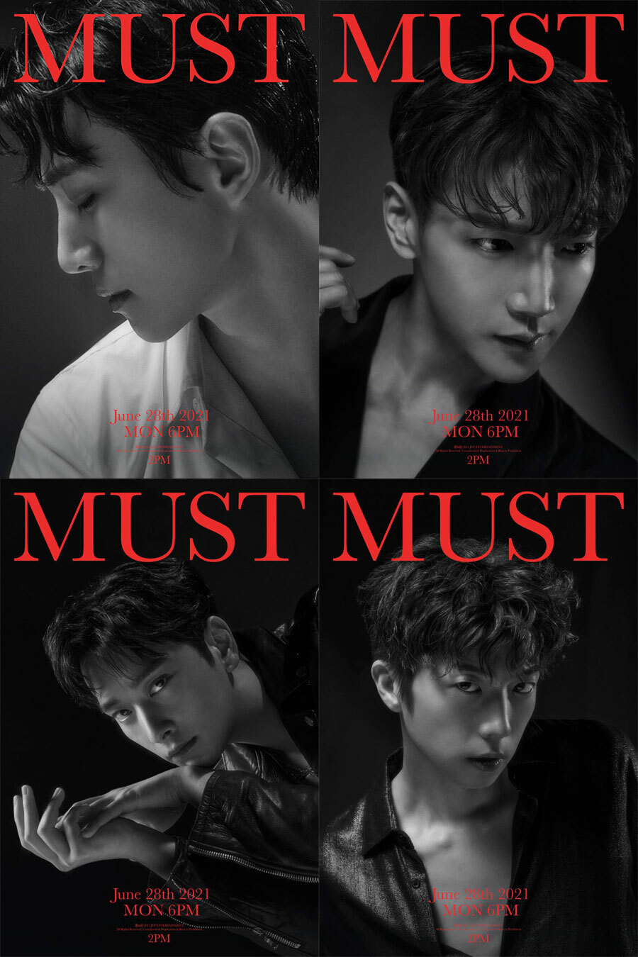 2PM [MUST] 7th Album LIMITED EDITION CD+Photo Book+3 Card+2