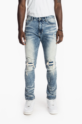 

Мужские джинсы Smoke Rise Aiden Blue Rip - Repair