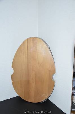 Longaberger 2009 Large Easter Woodcrafts Lid in Warm Brown #5076239  NEW