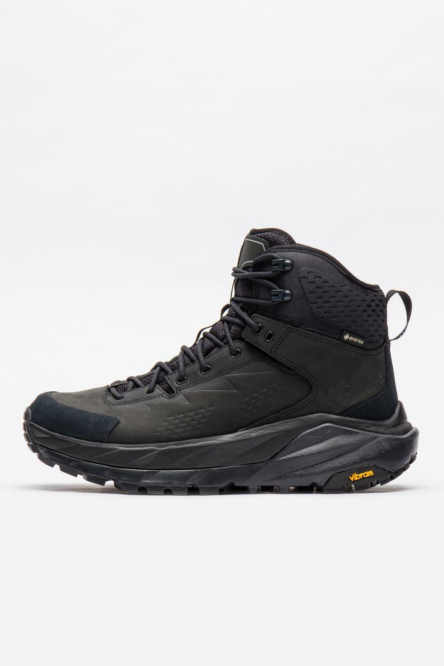 Pre-owned Hoka One One Sky Kaha Gtx Black Phantom Wp Waterproof Boot Tor Ultra Hi In Black/phantom