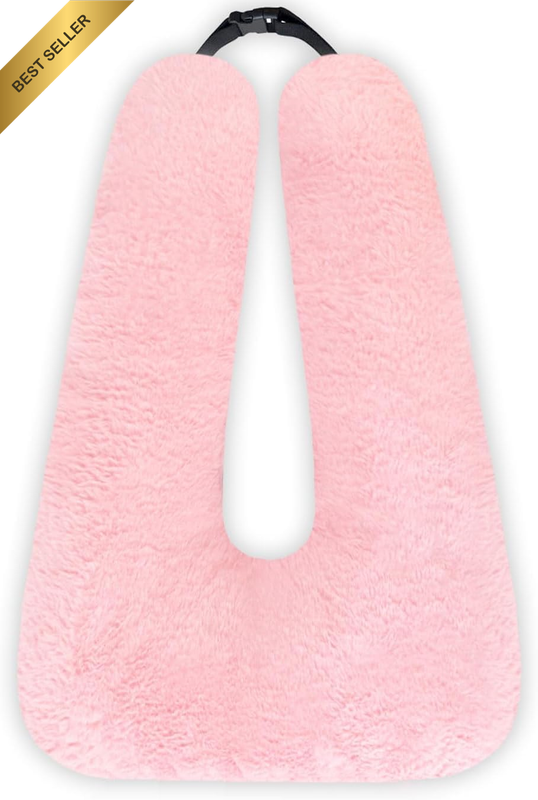 Travel Pillow, Headrest Hanging Design, Soft Skin Friendly Plush Fabric, Extende