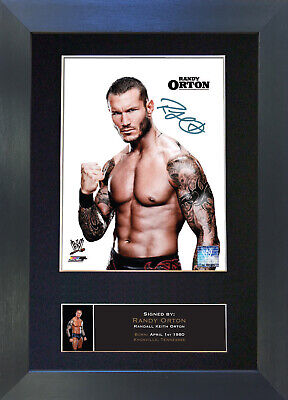 RANDY ORTON WWE Signed Mounted Reproduction Autograph Photo Prints A4 423