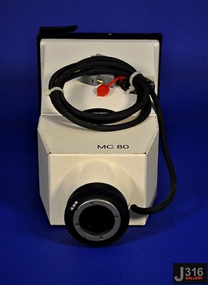 3275 CARL ZEISS MICROSCOPE CAMERA WITH ACCESSORY, 45 60 56 MC80