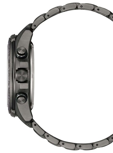 Pre-owned Citizen Promaster Jv1008-63e Eco - Drive Combination Stainless Steel Sapphire