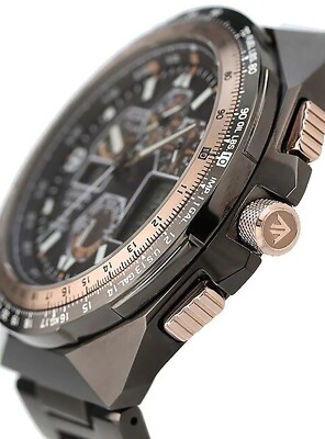 Pre-owned Citizen Grey Mens Analogue-digital Watch Promaster Skyhawk A-t Limited Edition