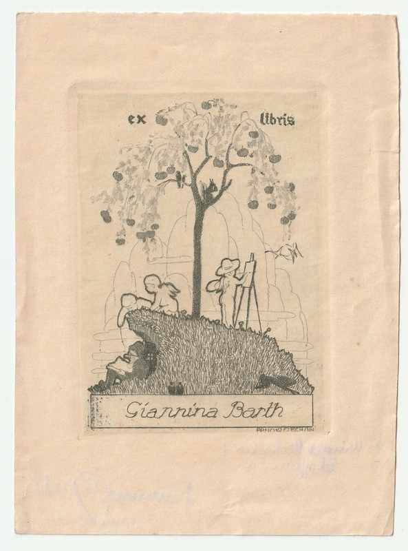 Arnold Oechslin: Exlibris FüR  Giannina Barth