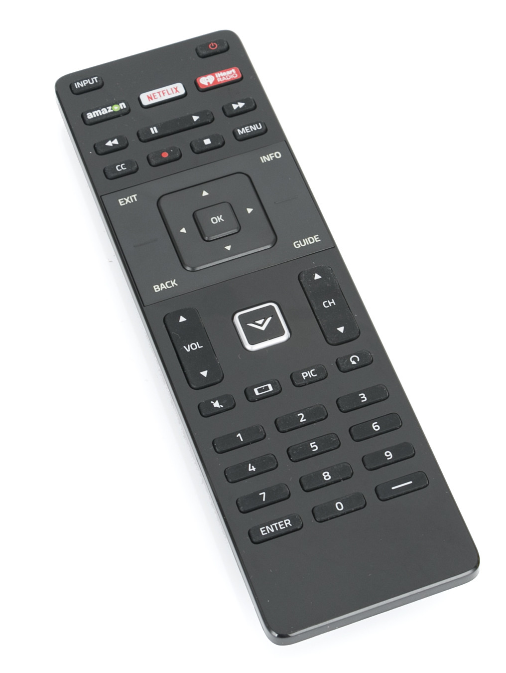 Remote Controls XRT122 for Smart TV Vizio Remote Control w Amazon Netflix IHeart Radio APP Key