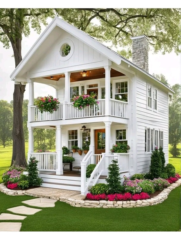 Toffee 2 story wooden tiny home with 3 bedrooms one