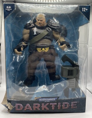 Darktide Ogryn Mega Figurine Warhammer 40K Action Figure Box Damaged BNIB