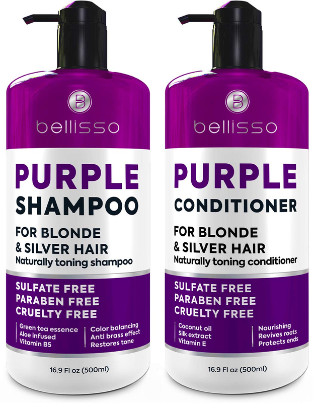 Purple Shampoo and Conditioner Set - Sulfate Free Salon Grade (2 X 16.9 Fl Oz) -