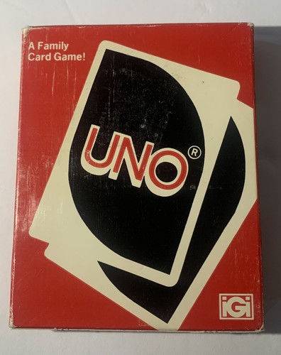 想い出のUNO UNO 1979 Card Game Cards IGI VTG; Complete Cards Excellent