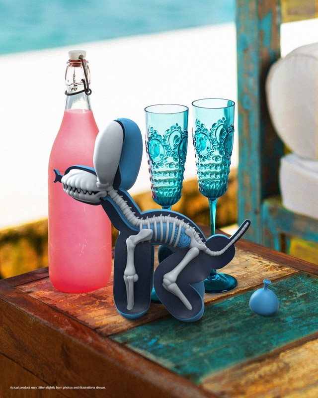 Whatshisname X Jason Freeny Mighty Jaxx Dissected Popek Figure Blue 8ââ