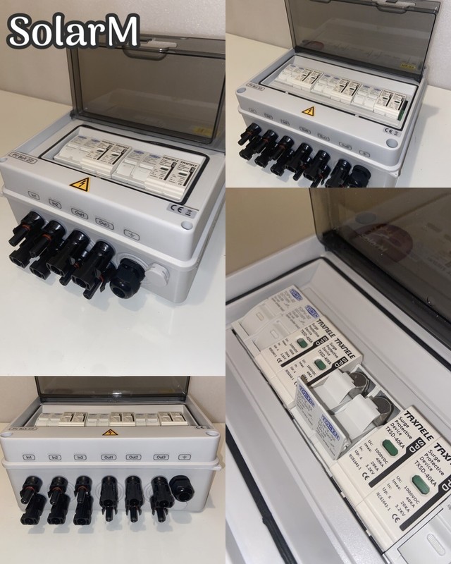 Solar Anschlusskasten Pv/Gak/Solar Dc 1-4-String ÃBerspannungsschutz