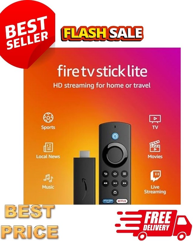 Fire Tv Stick Lite, Free and Live Tv, Alexa Voice