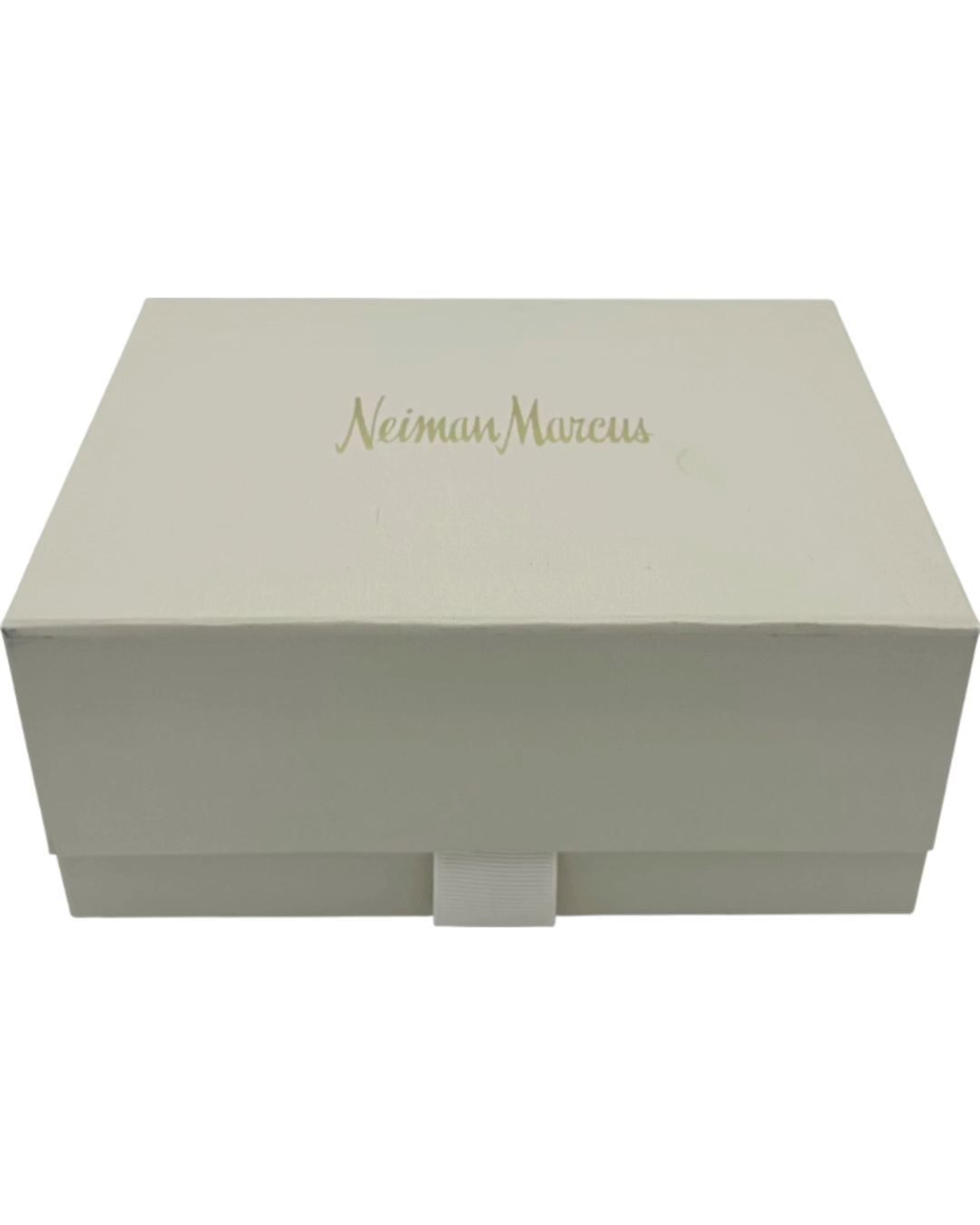 Neiman Marcus Gift Box w/Tissue Paper Beige Storage 7 x 5 in