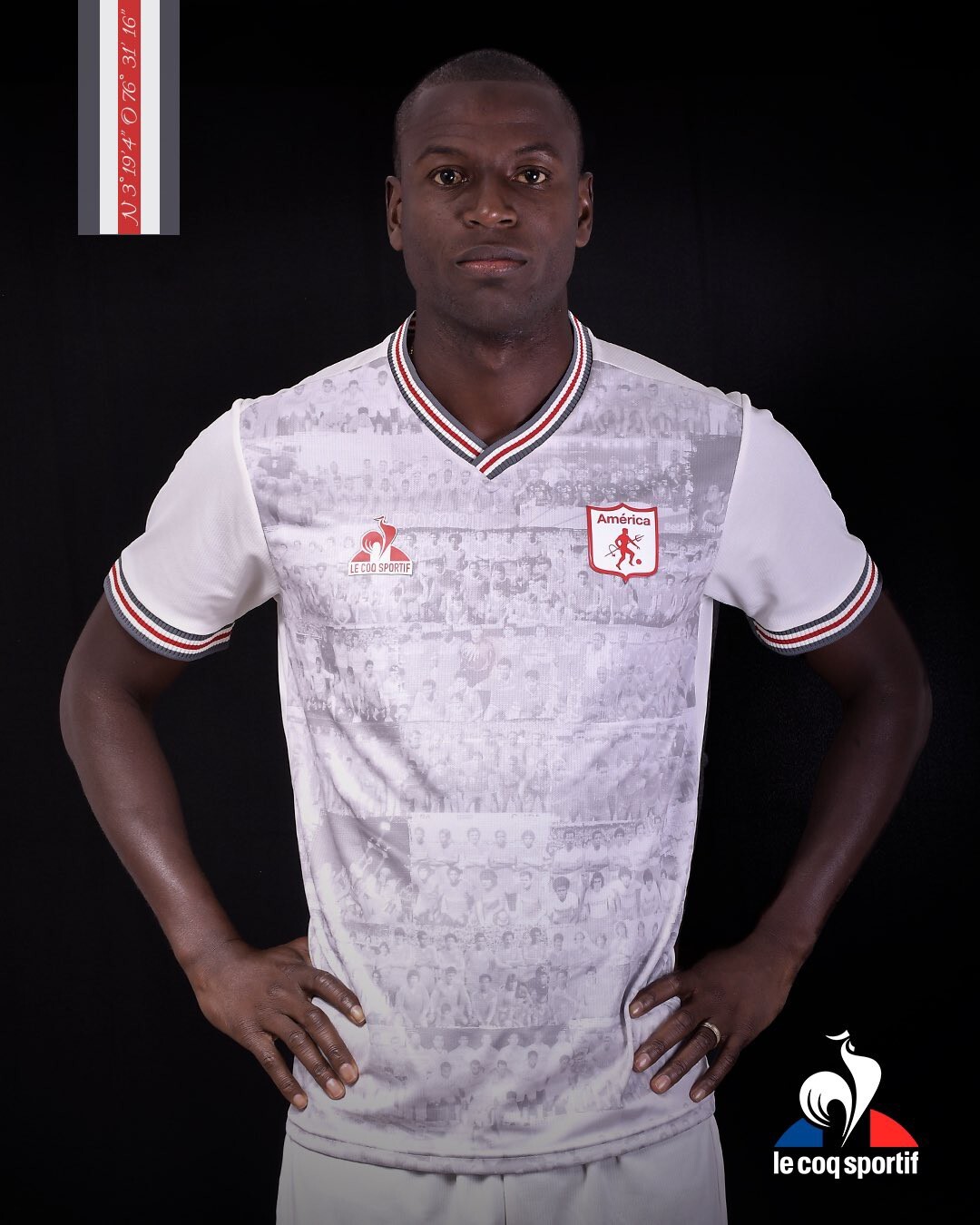 Soccer - New Le Coq Sportif America de Cali 2023-1 - White Away Kit | eBay  UK
