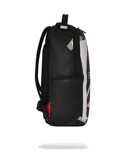 Sac à Dos Sprayground Shark Central Midtown - Édition Limitée, Noir, Polyester, Créateur, Neuf