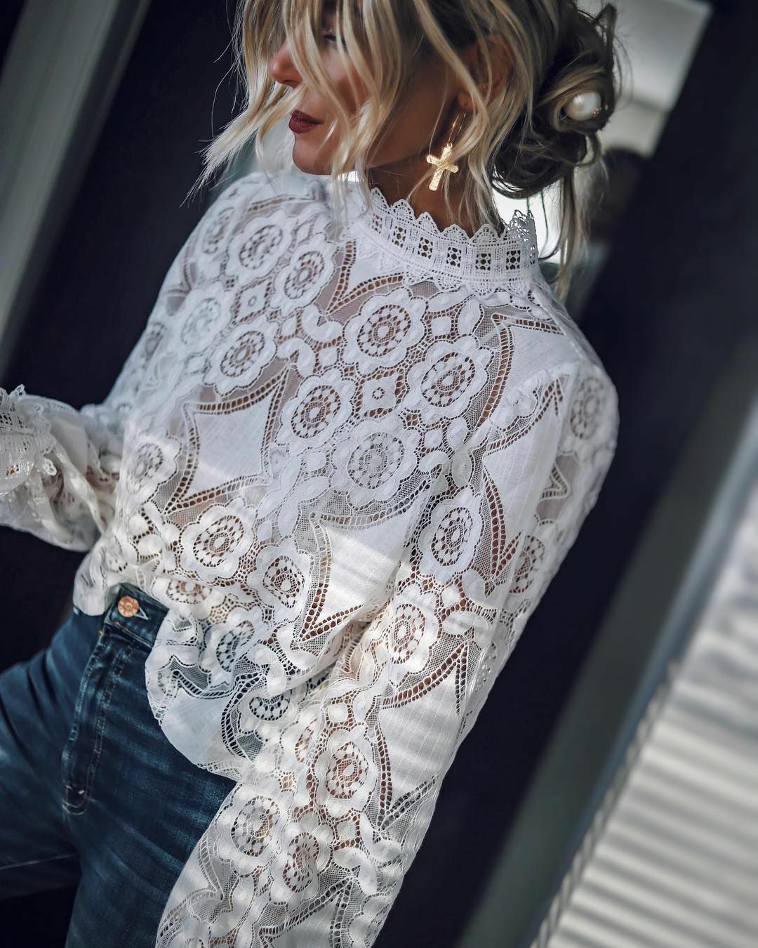 NEW ZARA SS19 WHITE COMBINED LACE TOP REF 2488/004 SIZE S