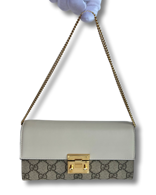 Gucci padlock hotsell wallet on chain
