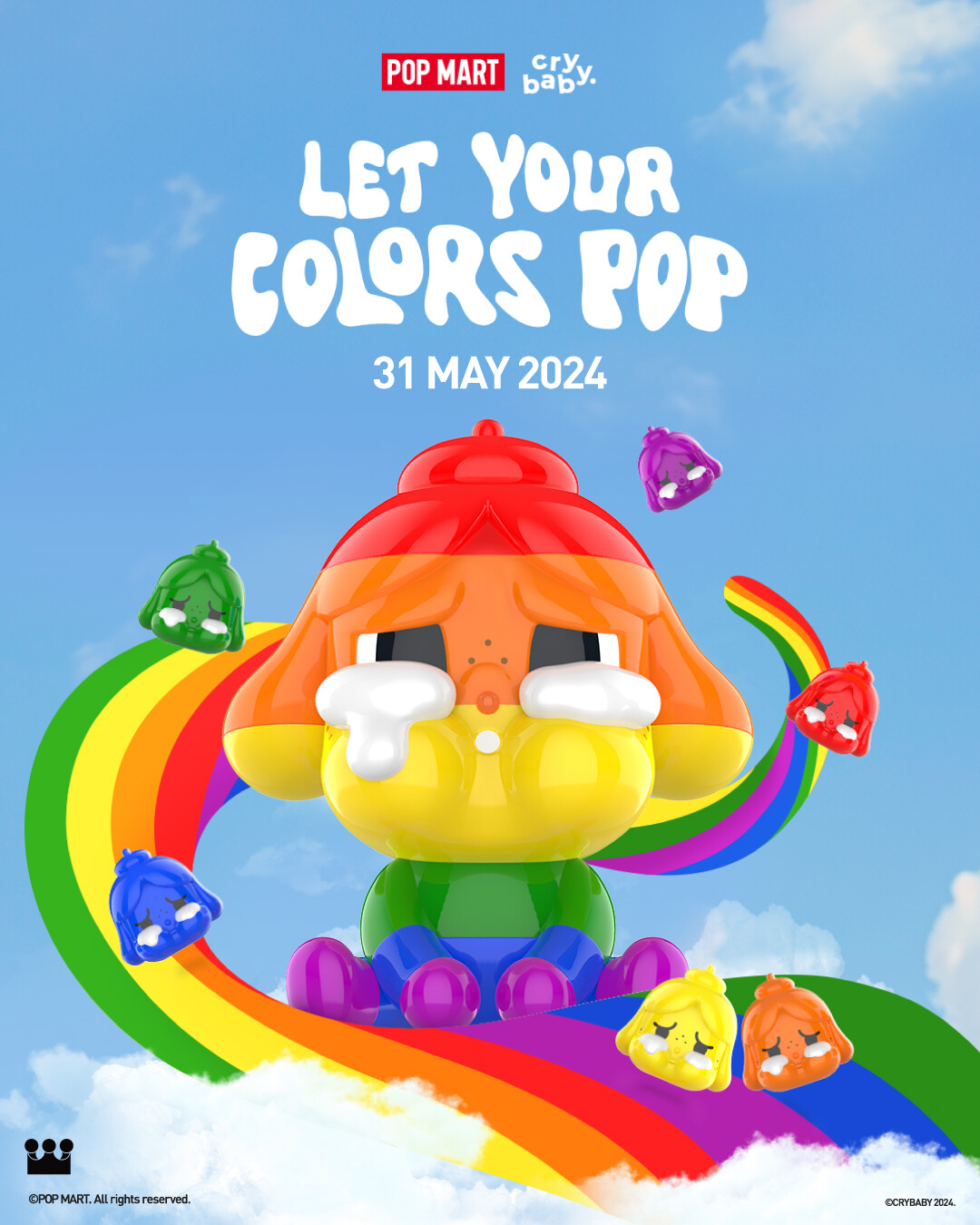 CRYBABY PRIDE PARADE クライベイビー　POPMART 未開封 CRYBABY PRIDE PARADE FIGURE | Designer Figurines - POP MART
