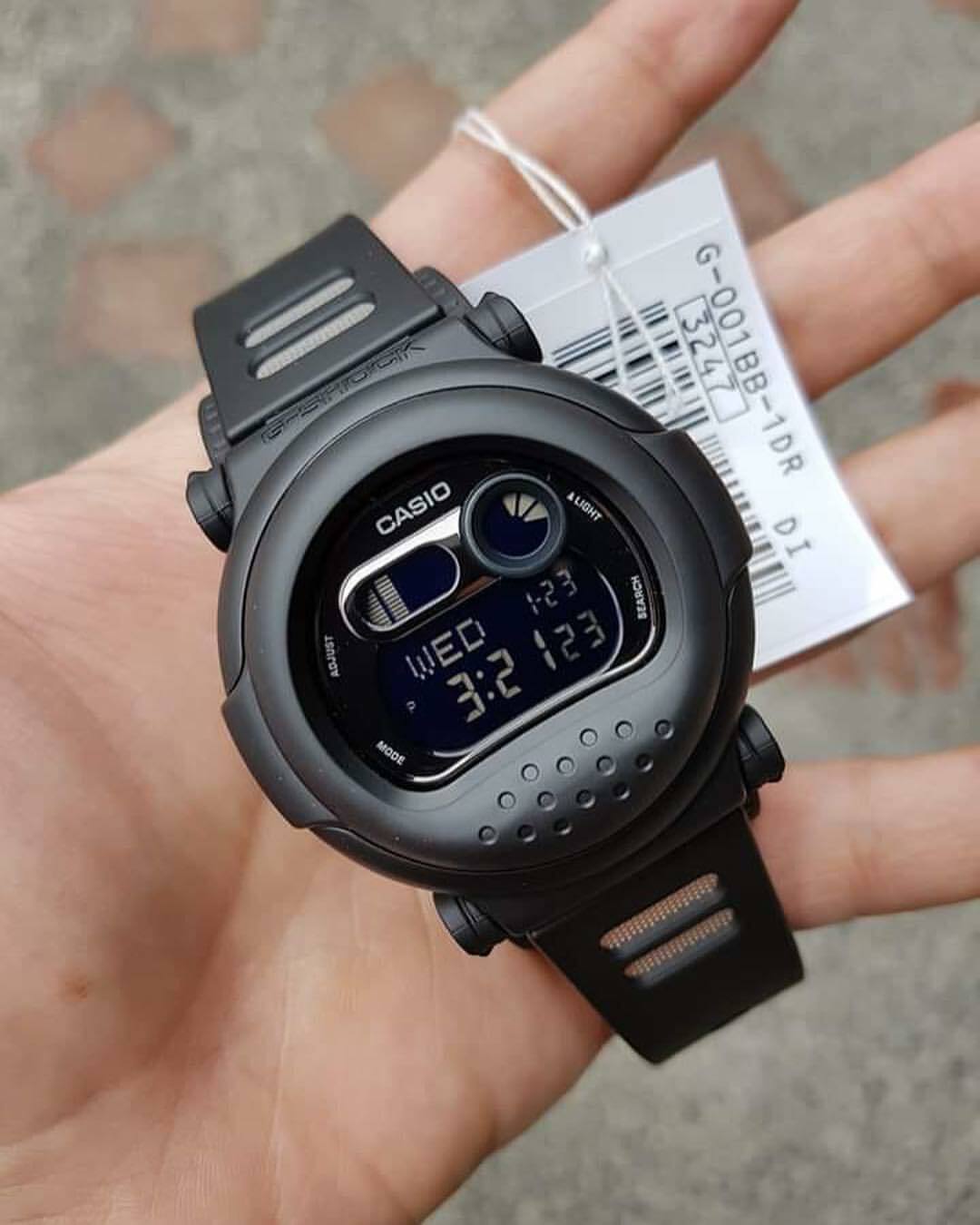 Casio G-Shock Mens Watch G001BB-1 G-001BB-1DR Jason Classic Digital Matt Black 4549526210099 | eBay