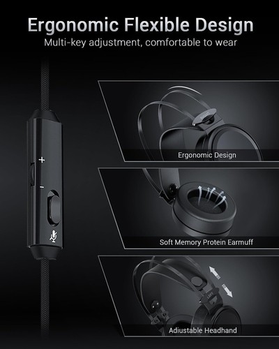 NUBWO Gaming headsets PS4 N7 Stereo Xbox Headset Wired PC Gaming Headphones with