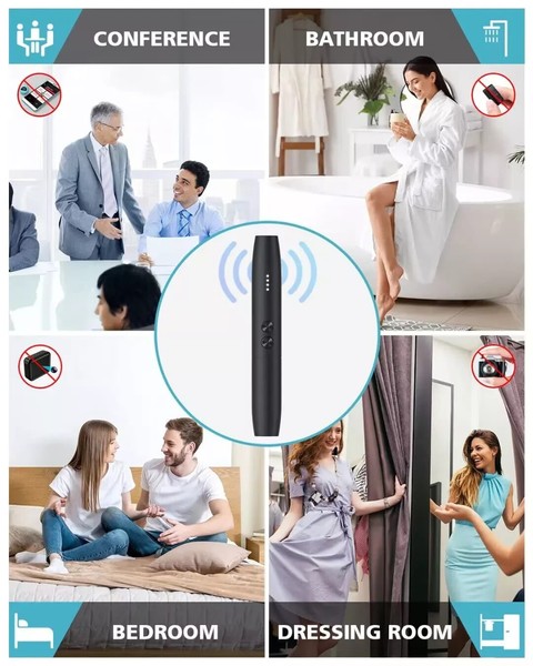 Anti-Spy Hidden Camera Detector Prevent Monitoring Wireless RF Signal Finder Pen - Image 5