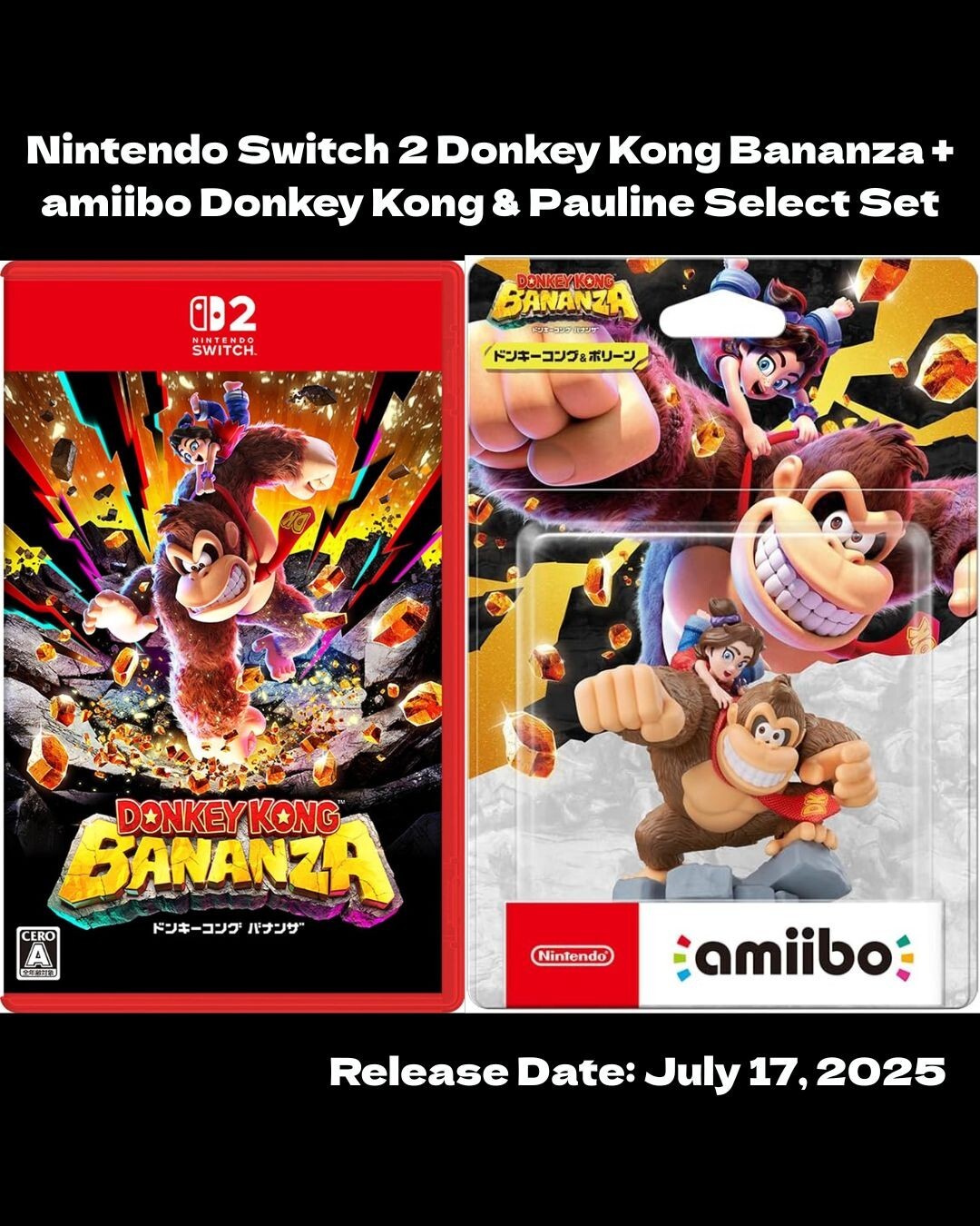 【新品】DONKEY KONG BANANZA Nintendo Switch Donkey Kong Bananza Nintendo Switch 2 BEEPAAACA - Best Buy