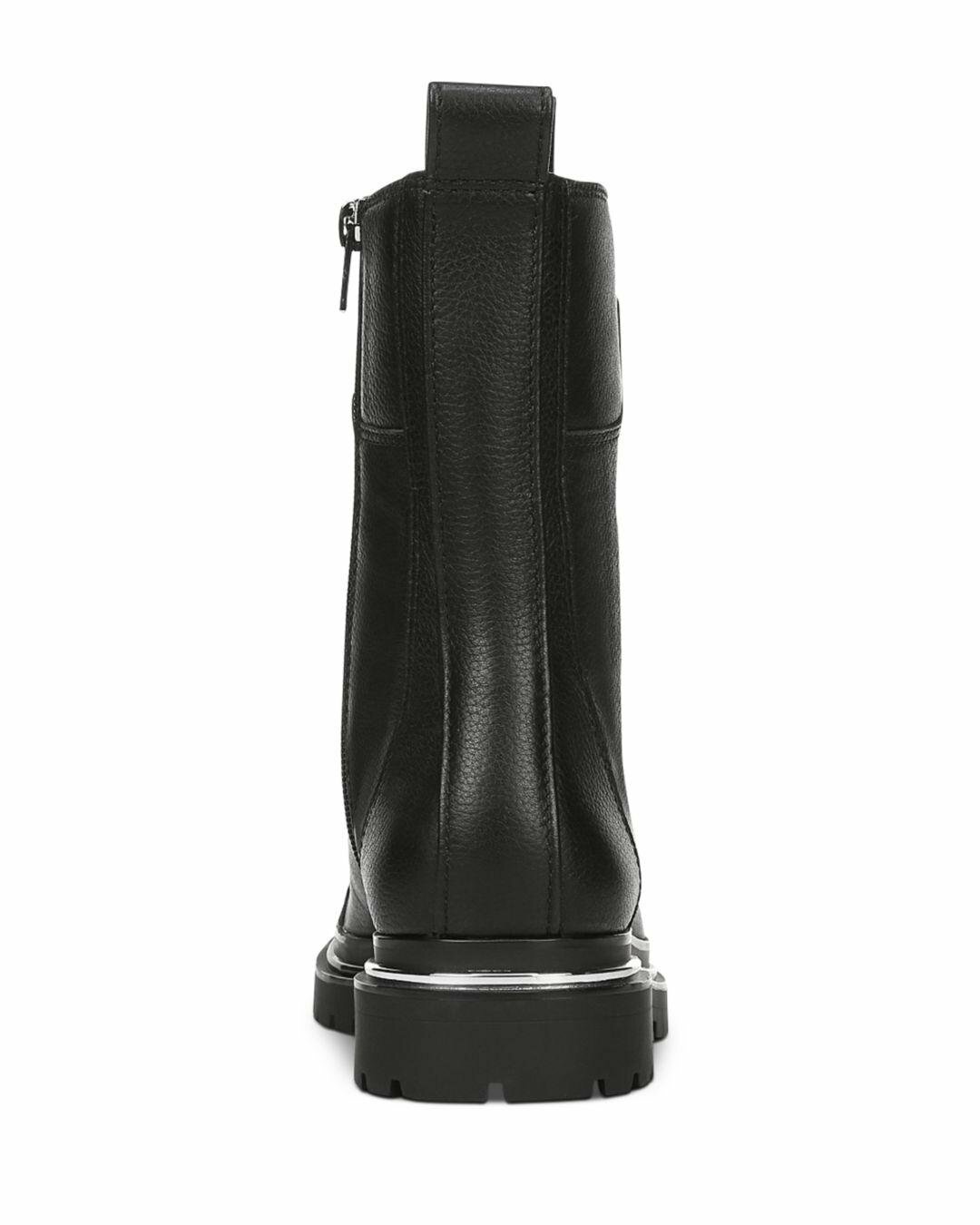 Pre-owned Via Spiga Tavvi Black Fashion Hiking Boot Women's Shoes - Various Sizes
