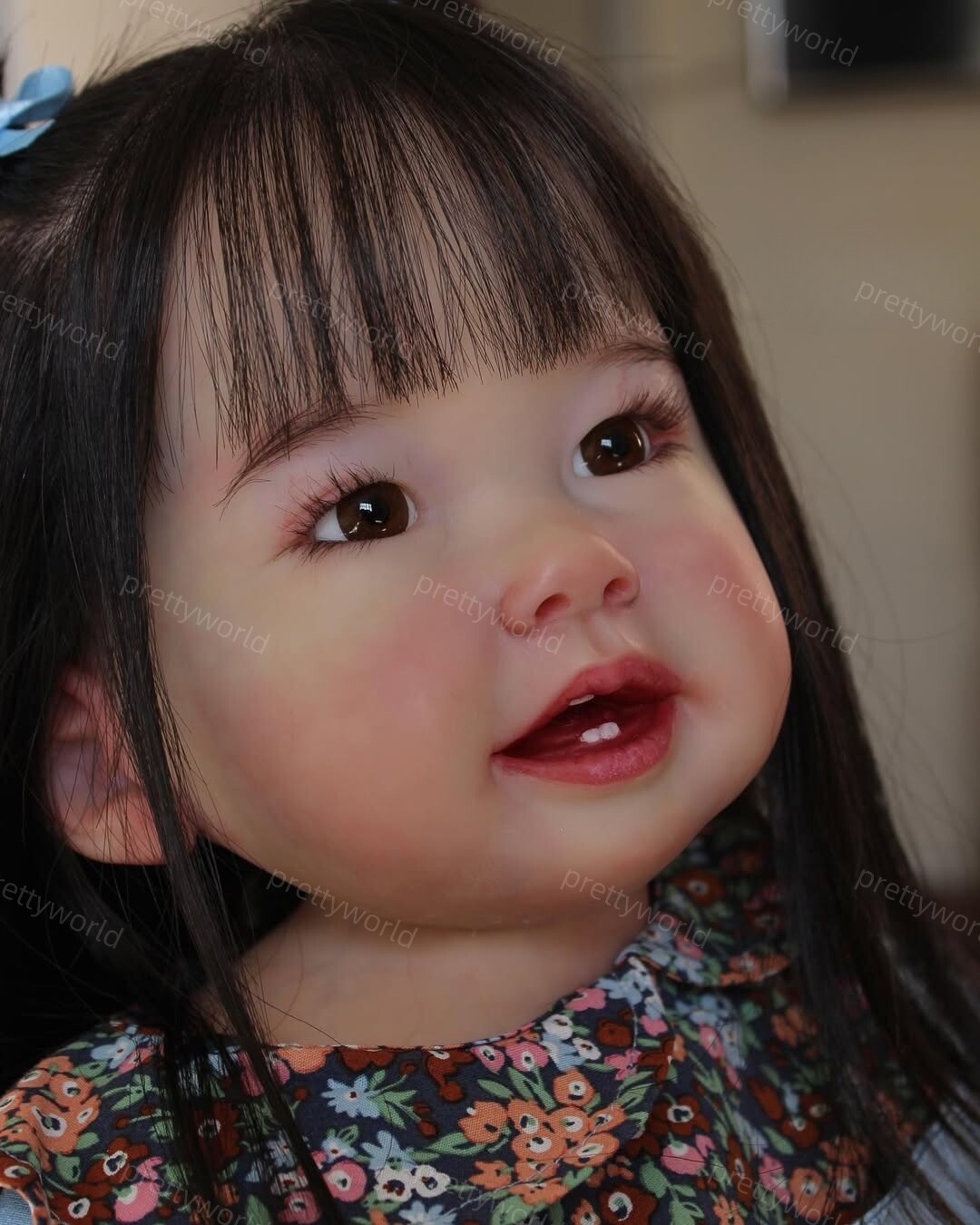 28inch Reborn Baby Doll Hand-Rooted Hair Realistic Teegan