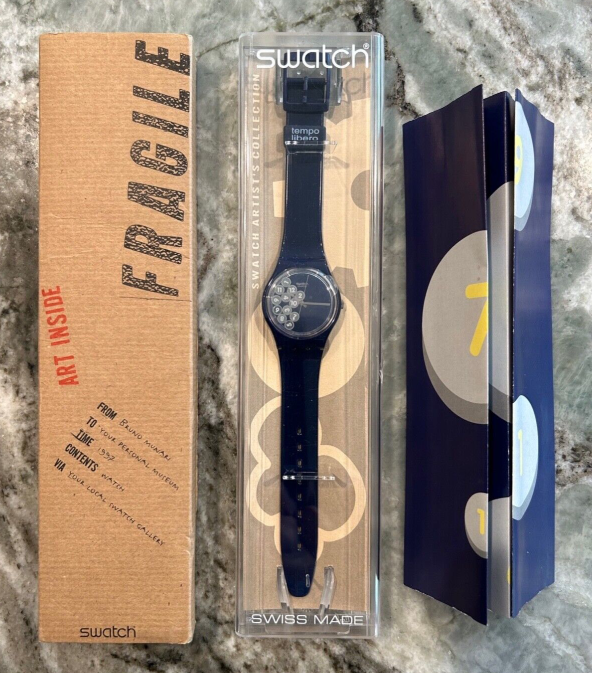 Swatch Art Special – Tempo Libero – GN172 – Bruno Munari Swatch Art Special – Tempo Libero – GN172 – Bruno Munari