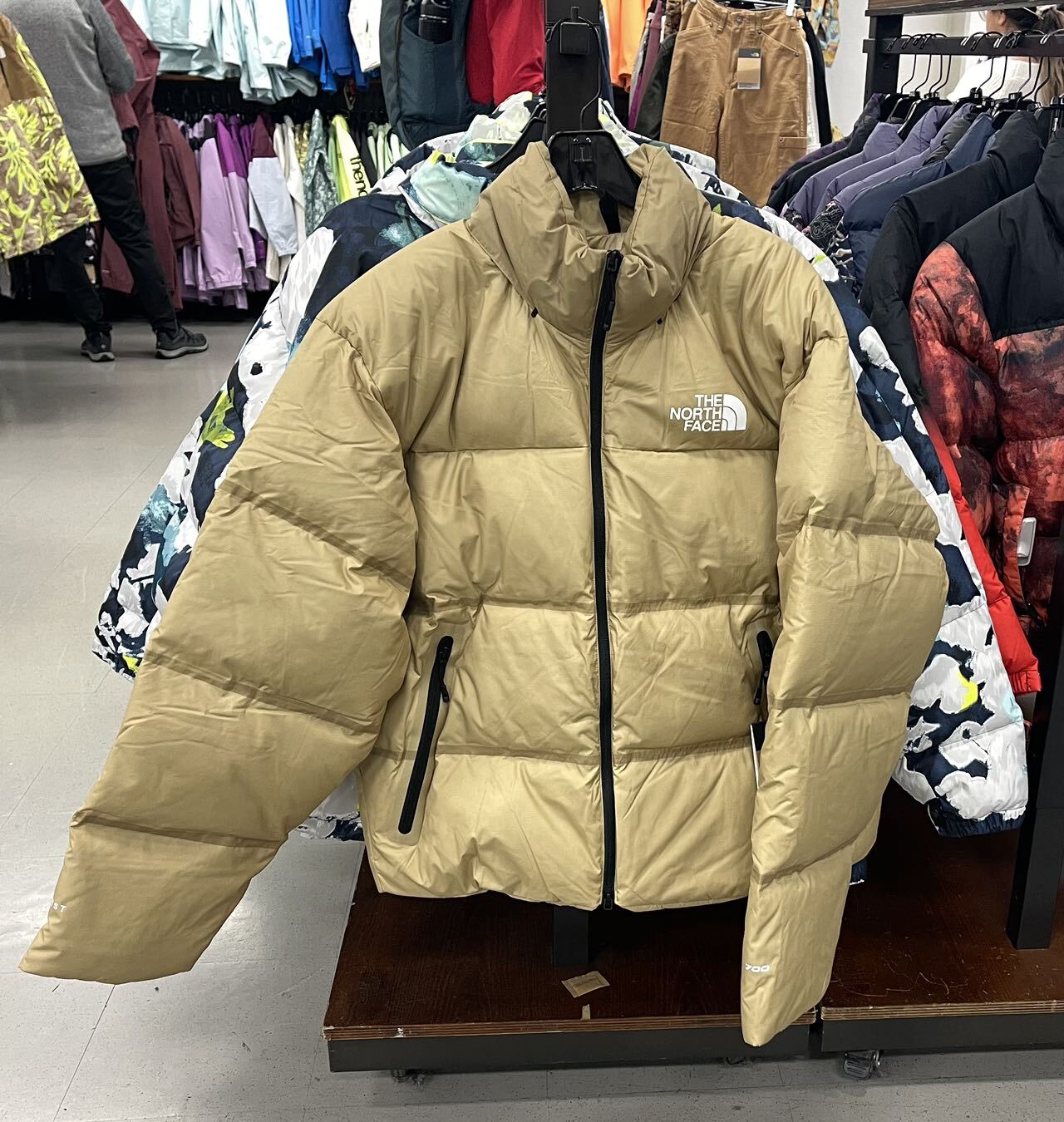 Pre-owned The North Face Mens Rmst Nuptse Down Jacket 700 Down /khaki Stone