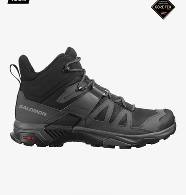 salomon x ultra 4 mid gtx mens Hiking  Boots Size 13 Color Black /magnet