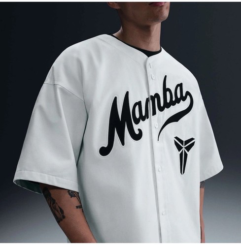 未使用 Nike x Kobe Baseball Jersey Nike x Kobe Bryant Baseball Jersey 'Black White' IB0007-010