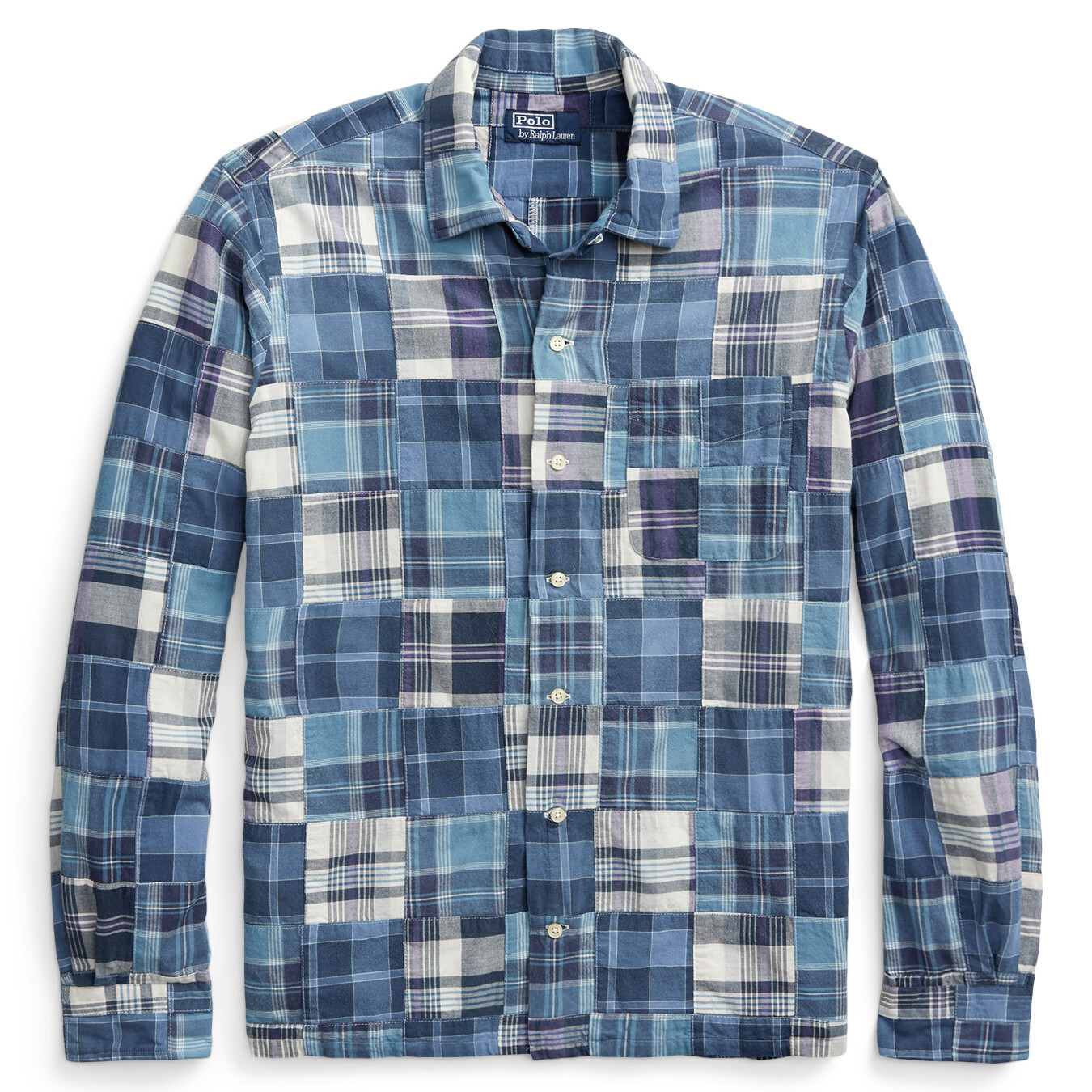 ★★POLO RALPH LAUREN★★ Classic fit patchwork madras work Polo Ralph Lauren Men's Classic-Fit Patchwork Madras