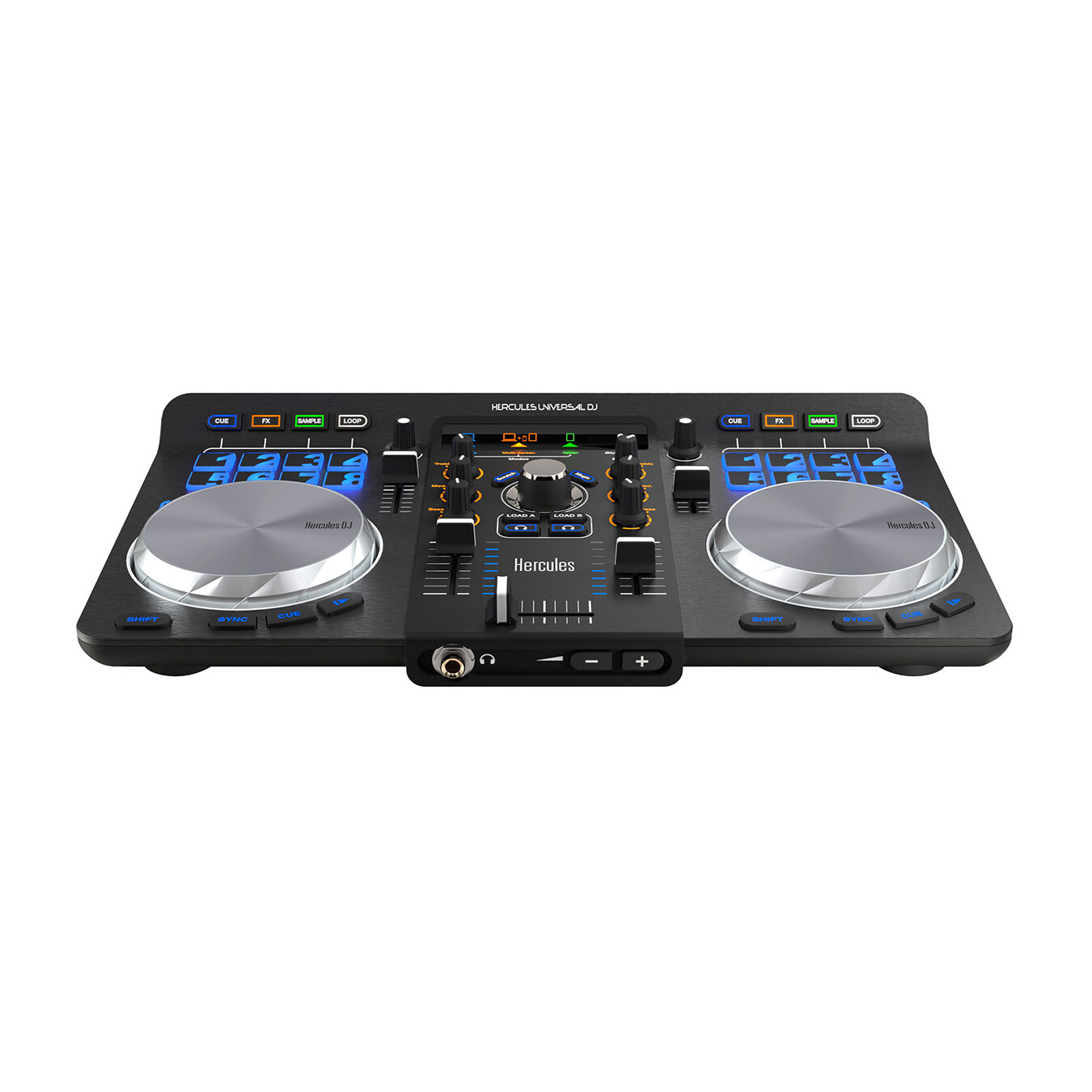 Hercules Universal DJ - Portable DJ Controller w/ Built-In Bluetooth