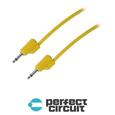Tiptop Audio Stackcable YELLOW 50CM 20'' PATCH CABLE - NEW - PERFECT CIRCUIT