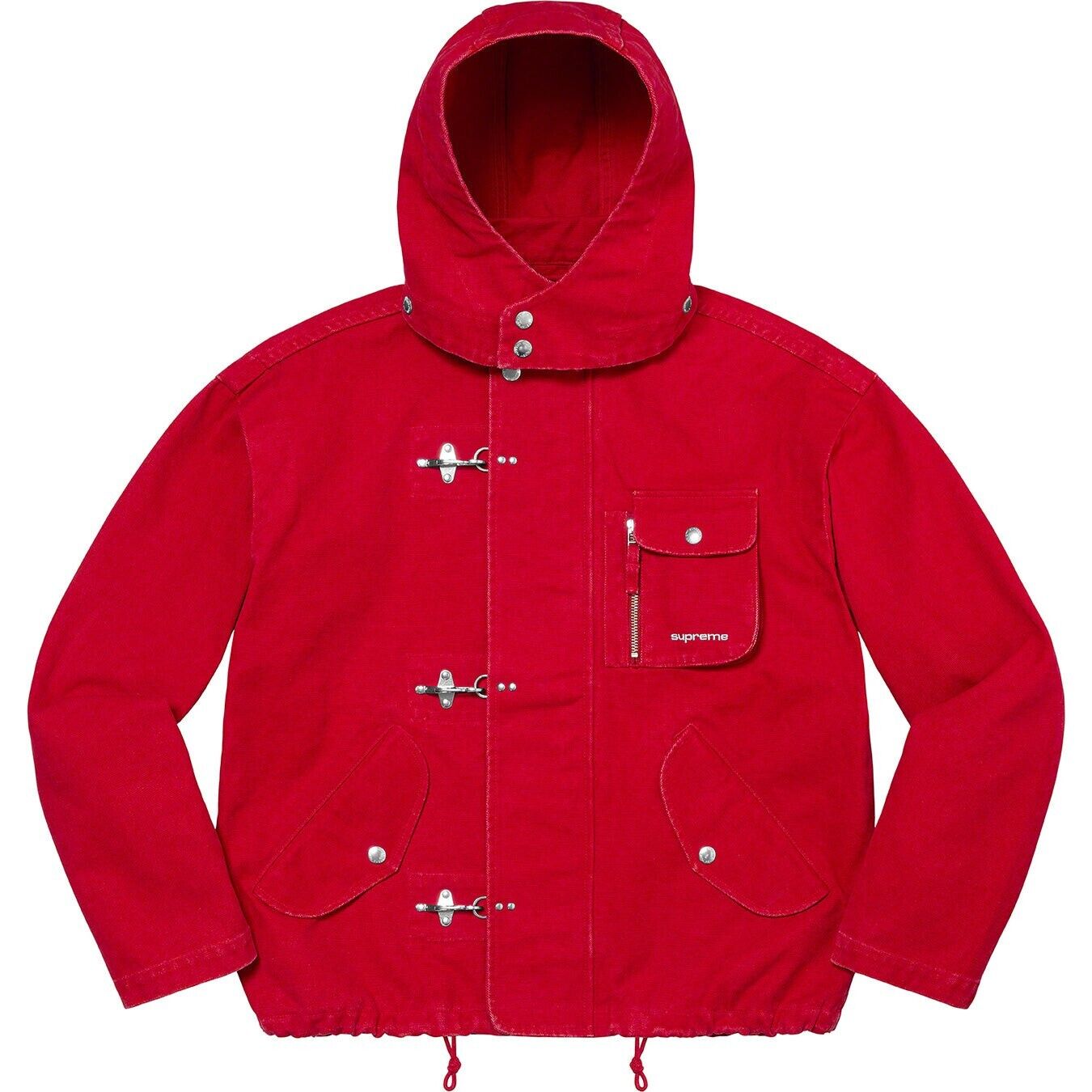Supreme Canvas Clip Jacket Red Large - Authentic Find New | eBay Supreme Canvas Clip Jacket Red Large - Authentic Find New | eBay