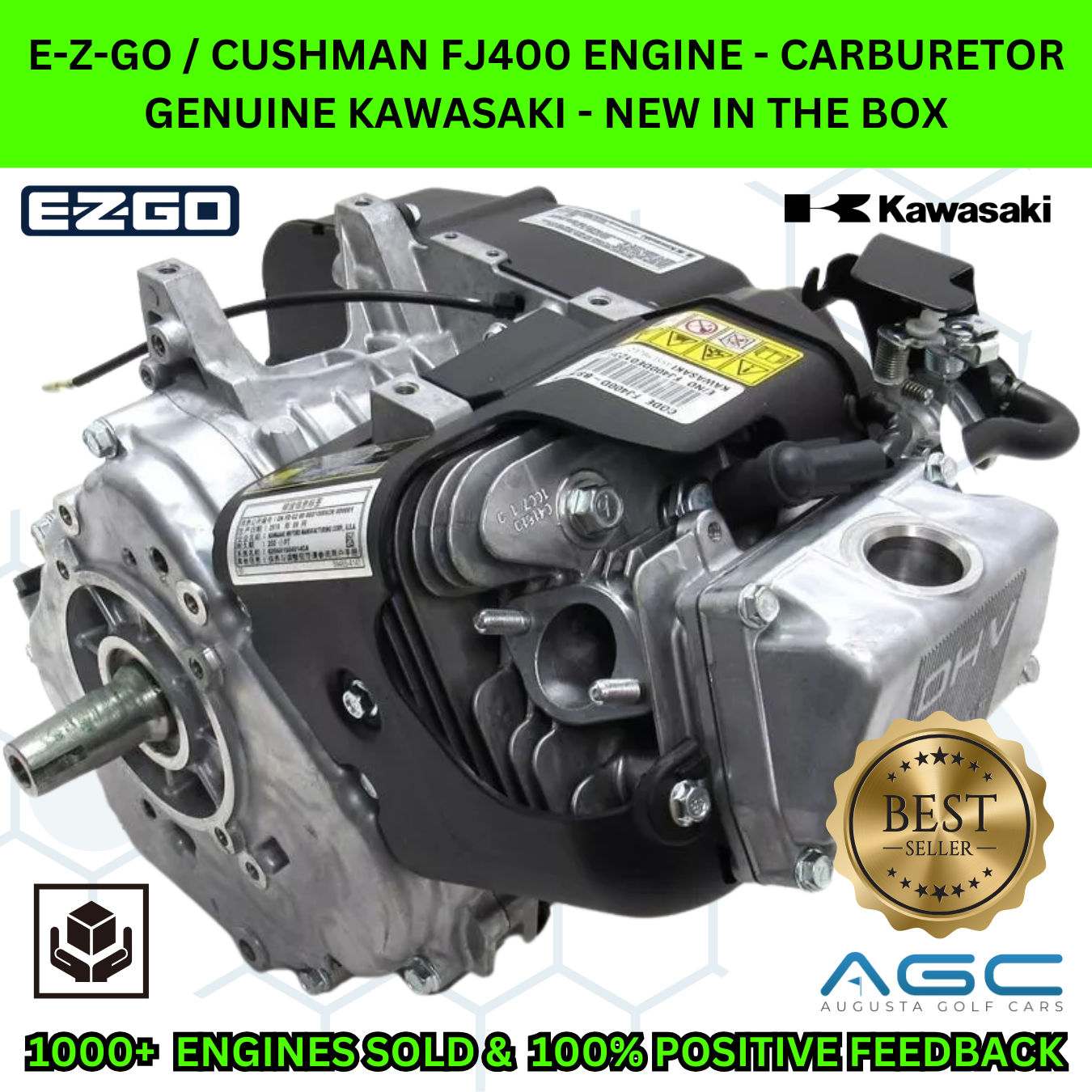 NEW OEM KAWASAKI FJ400 EZGO CUSHMAN 13.5HP MOTOR ENGINE