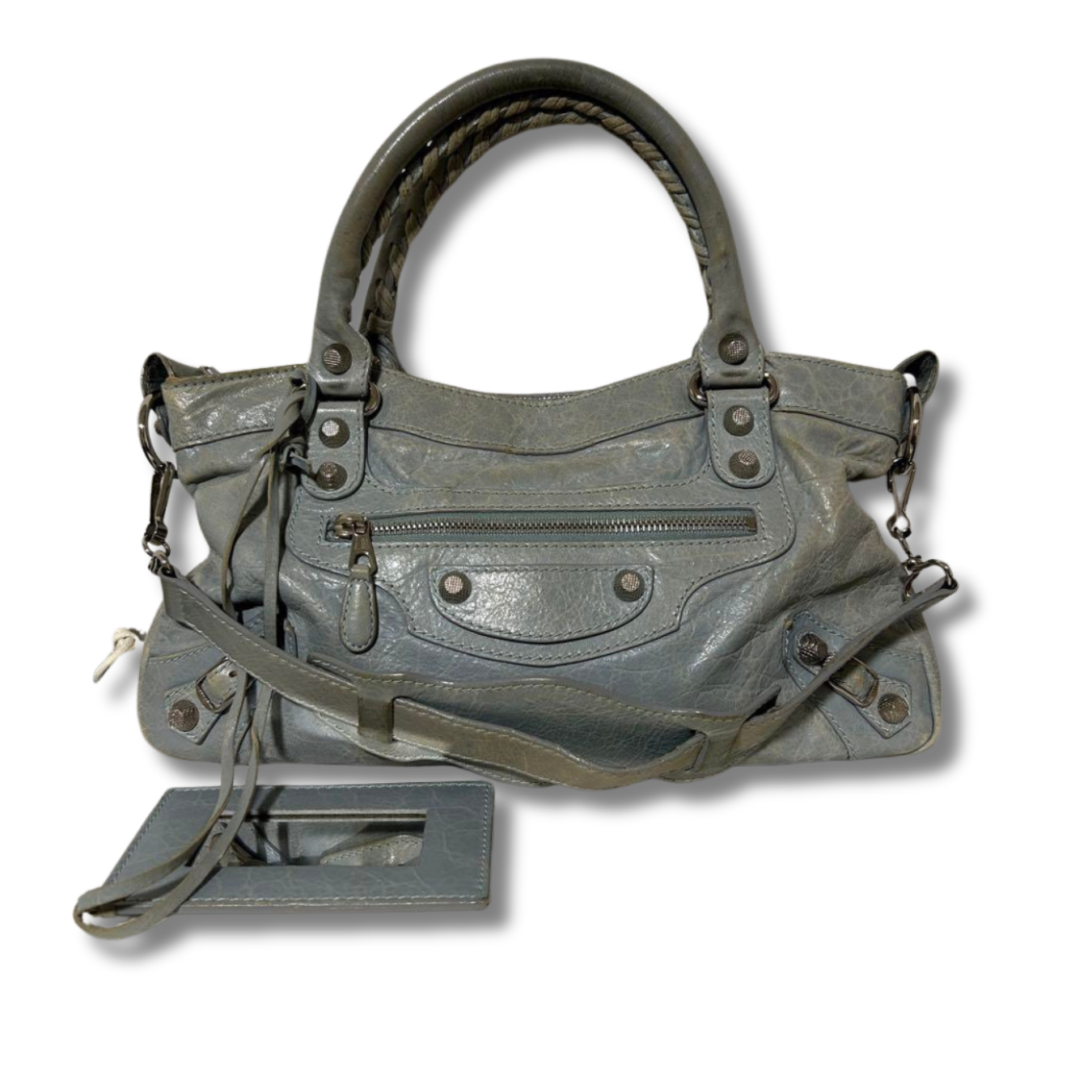 BALENCIAGA Giant First 285433 2way Handbag Shoulder Leather